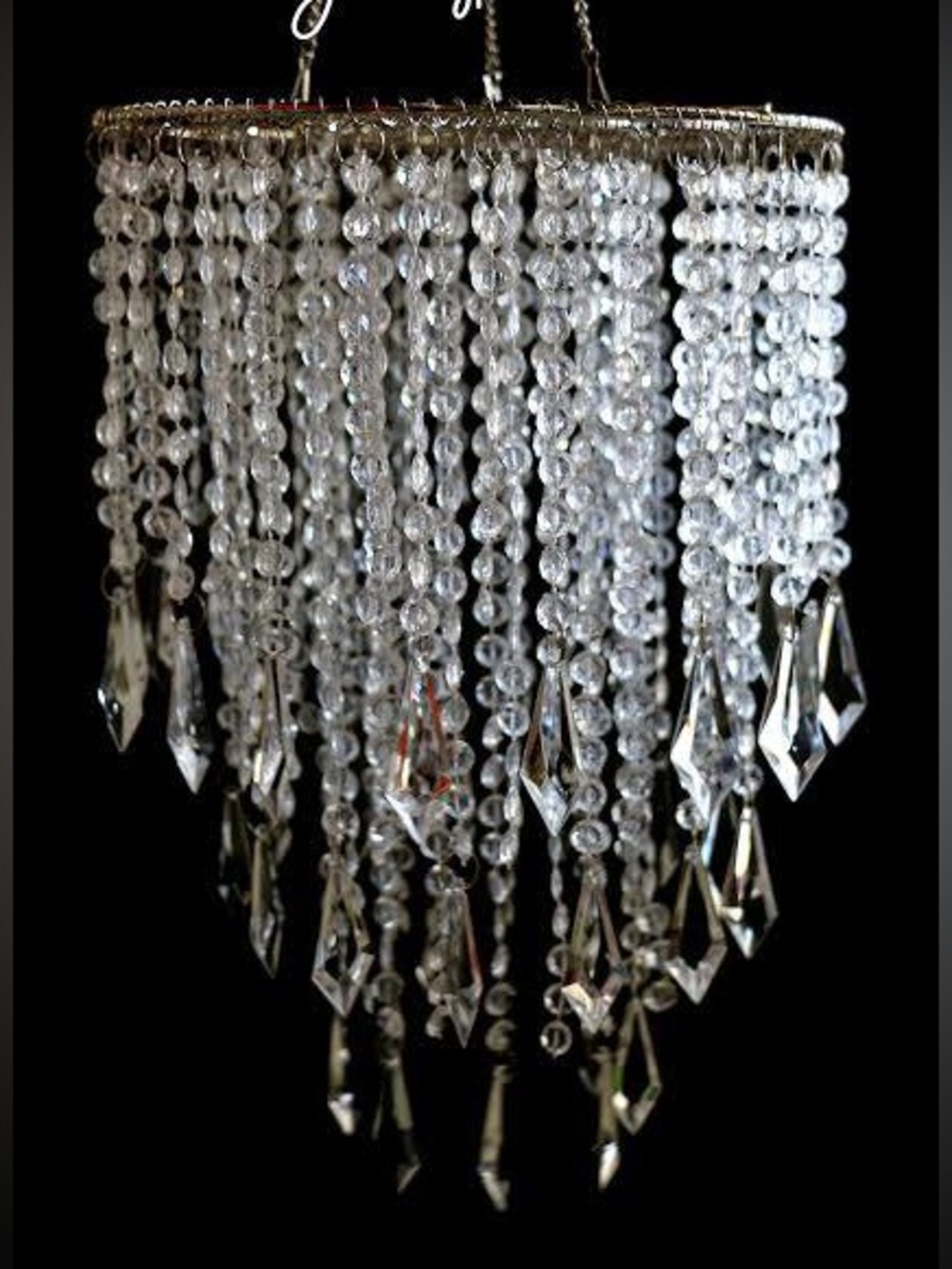 Acrylic Chandelier centerpiece for party decorations. 3 pcs for $55